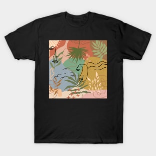 Colorful Abstract Arts Patterns T-Shirt